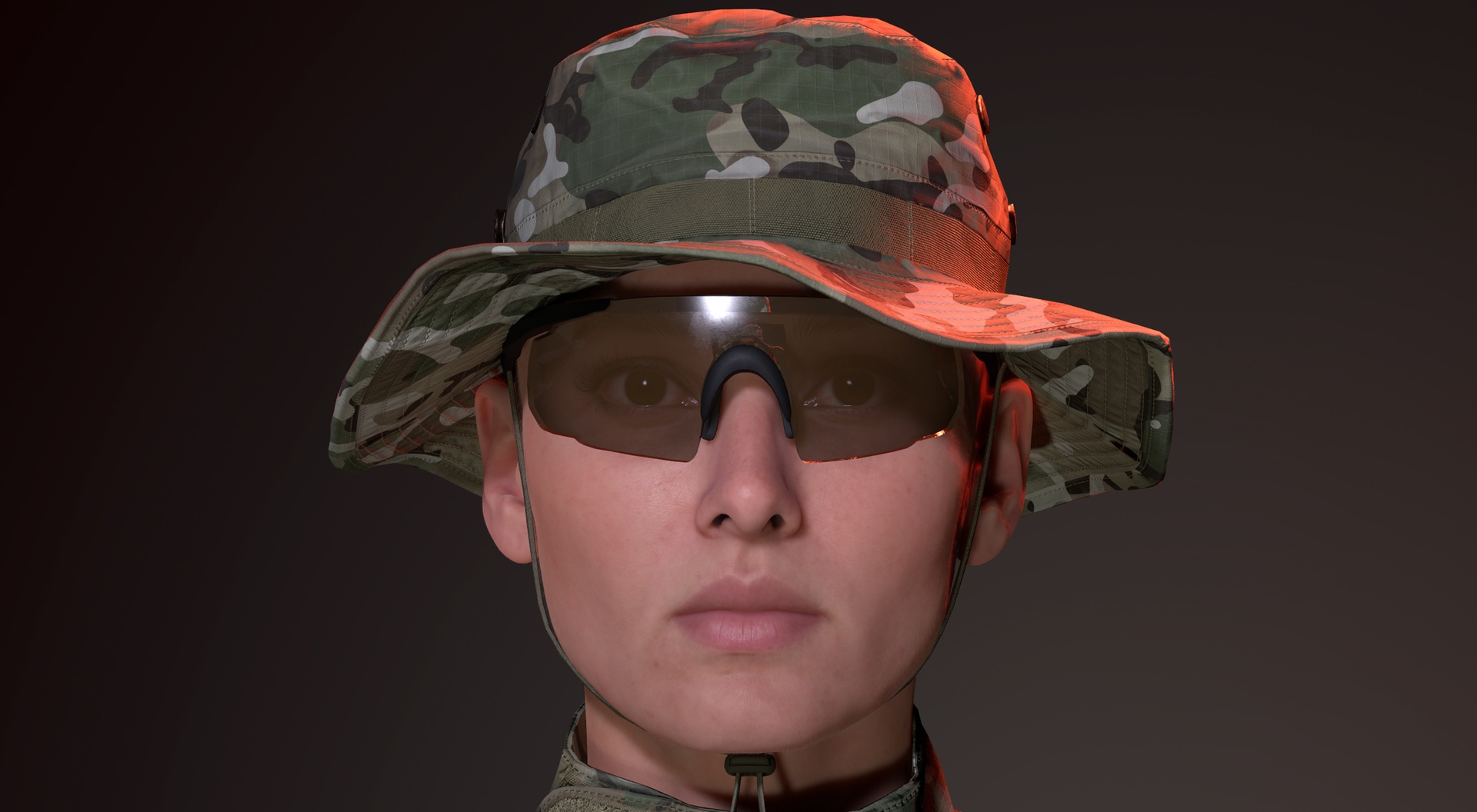 Media 1 for listing Tactical Ballistic Sunglasses │ Changeable Lens and Frame Color  │ 4K PBR Texture