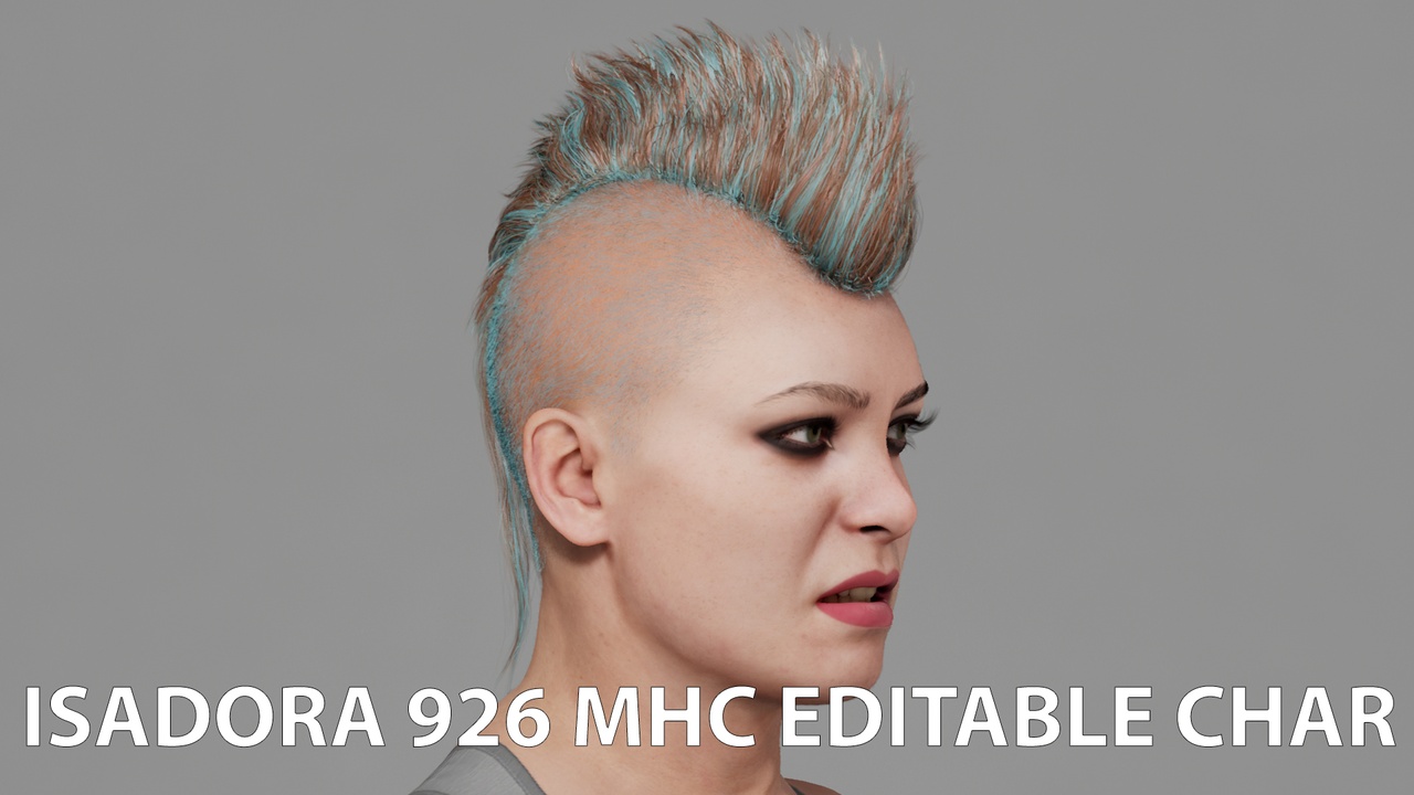 Media 1 for listing Isadora 926 MetaHuman Compatible Editable Character
