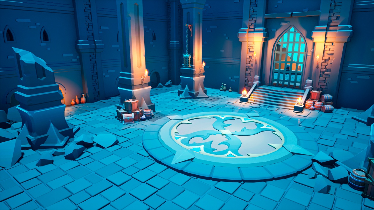 Media 1 for listing Stylized Dungeon - Low Poly 3D Models Pack