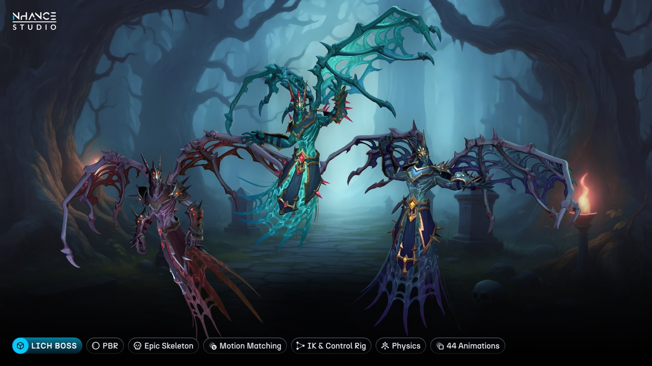 Media 1 for listing Stylized Lich Boss