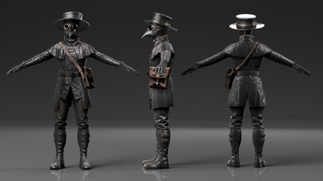 Media 1 for listing Plague Doctor Rigged