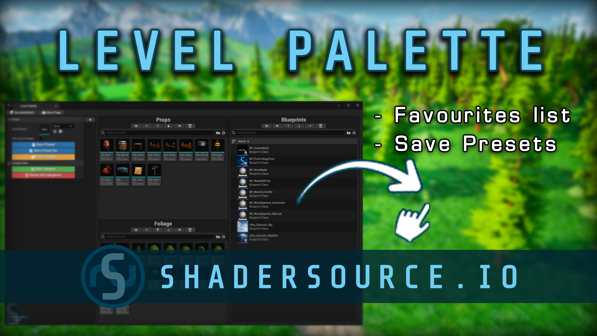 SHADERSOURCE - Level Palette | Fab