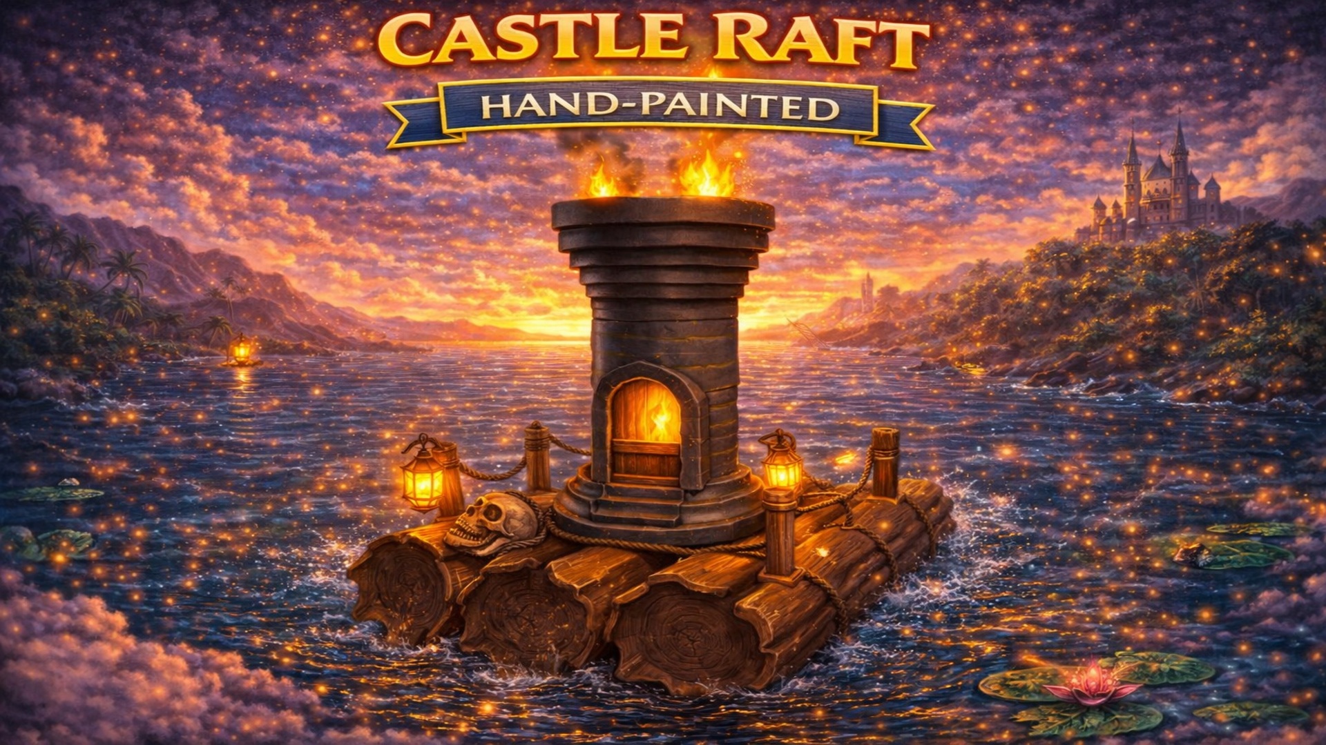Castle Raft Castle Raft Hand-Painted | Fab