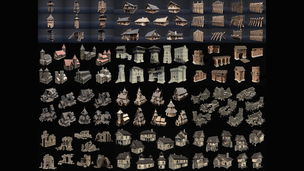 Media 1 for listing Medieval MEGA BUILDER COLLECTION