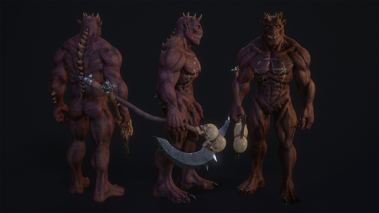 Media 1 for listing Infernal Reaver (Game Ready Character)