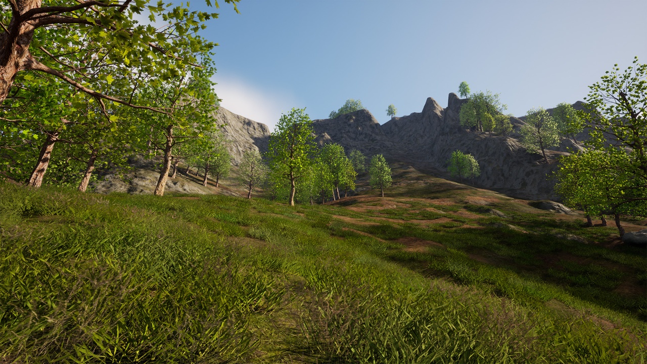 Survival Interactable Procedural Nature Ecosystem