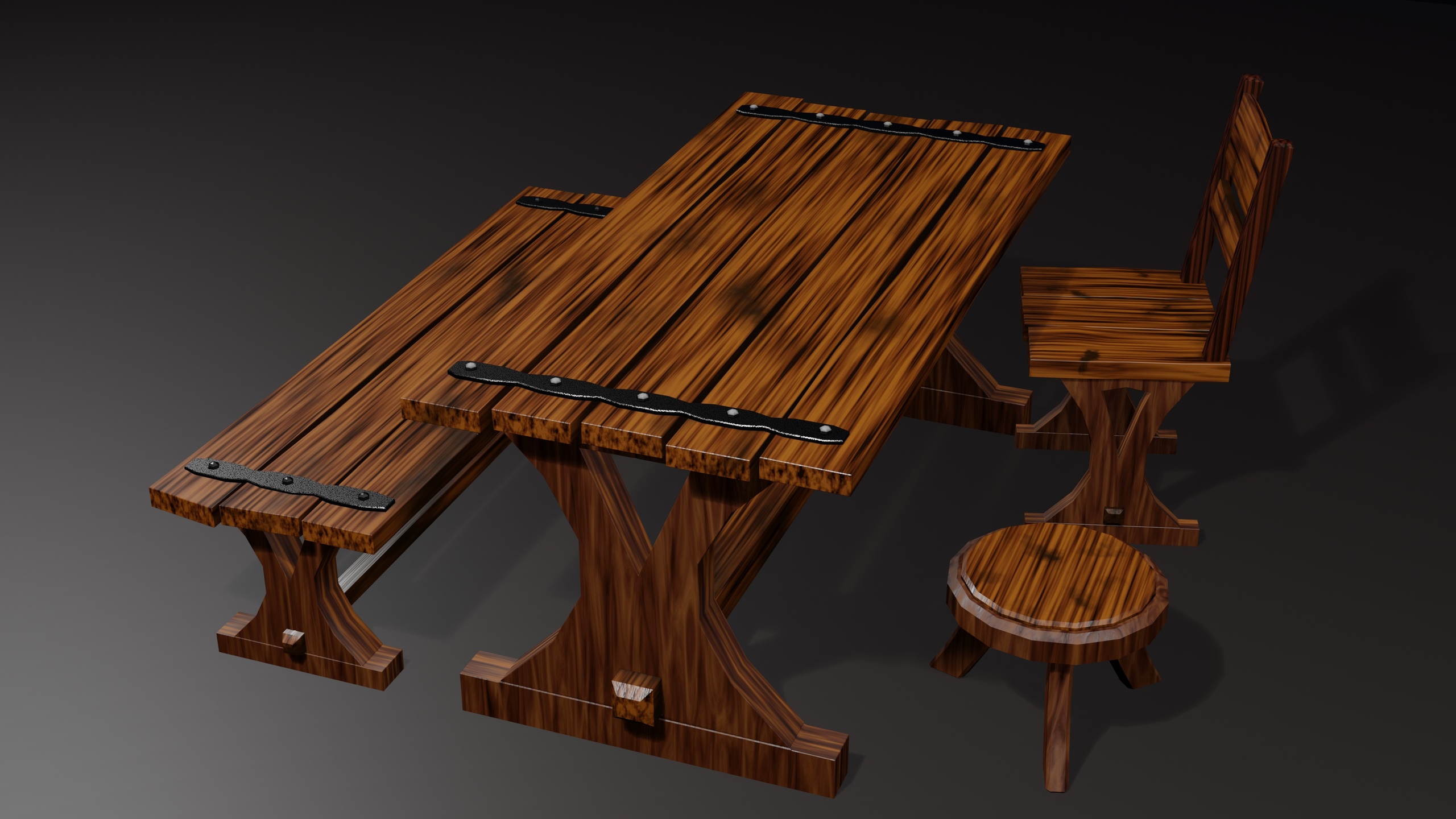 Medieval Table set | Fab