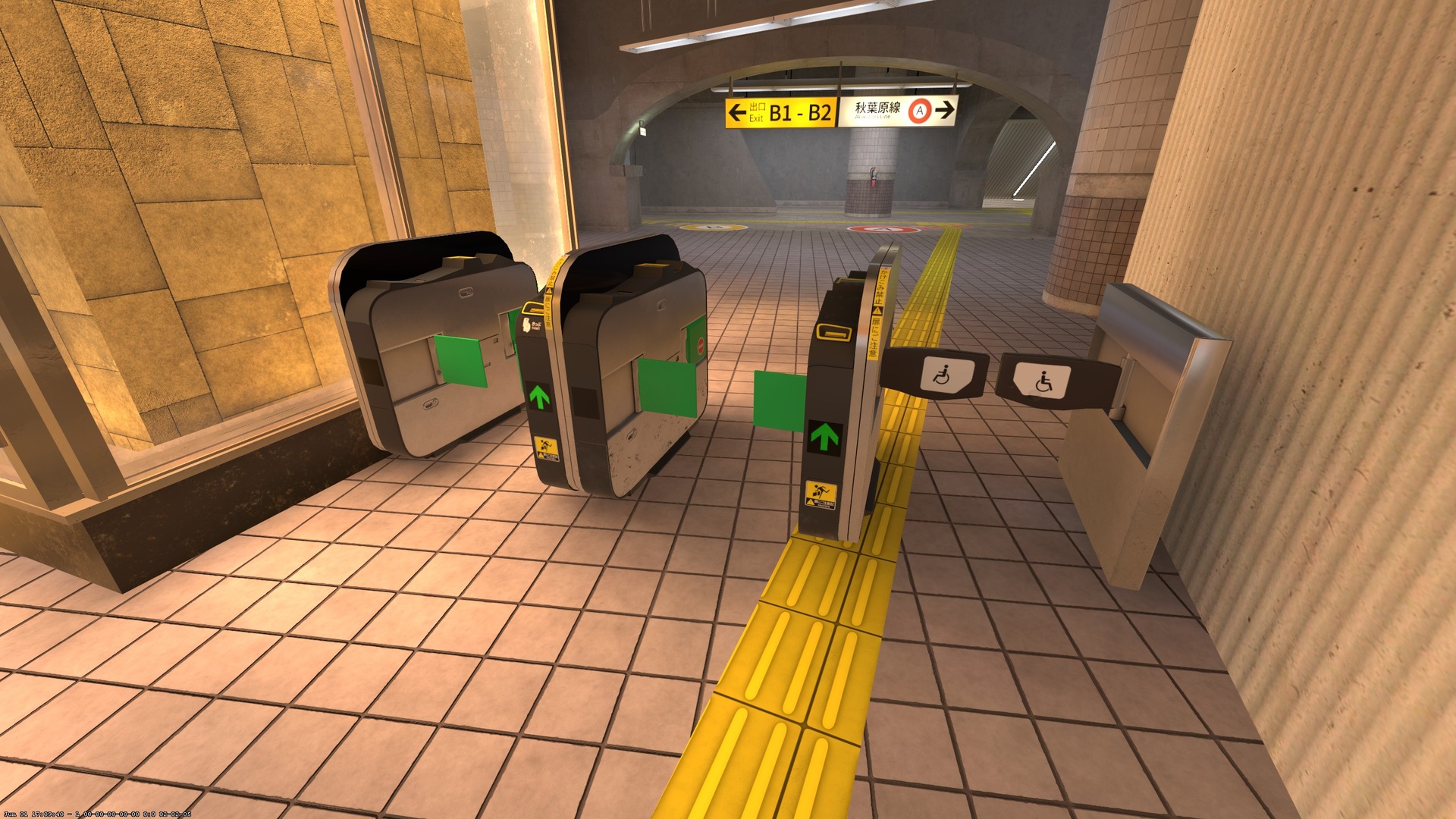 Media 1 for listing Japanese Metro Station Asset Pack