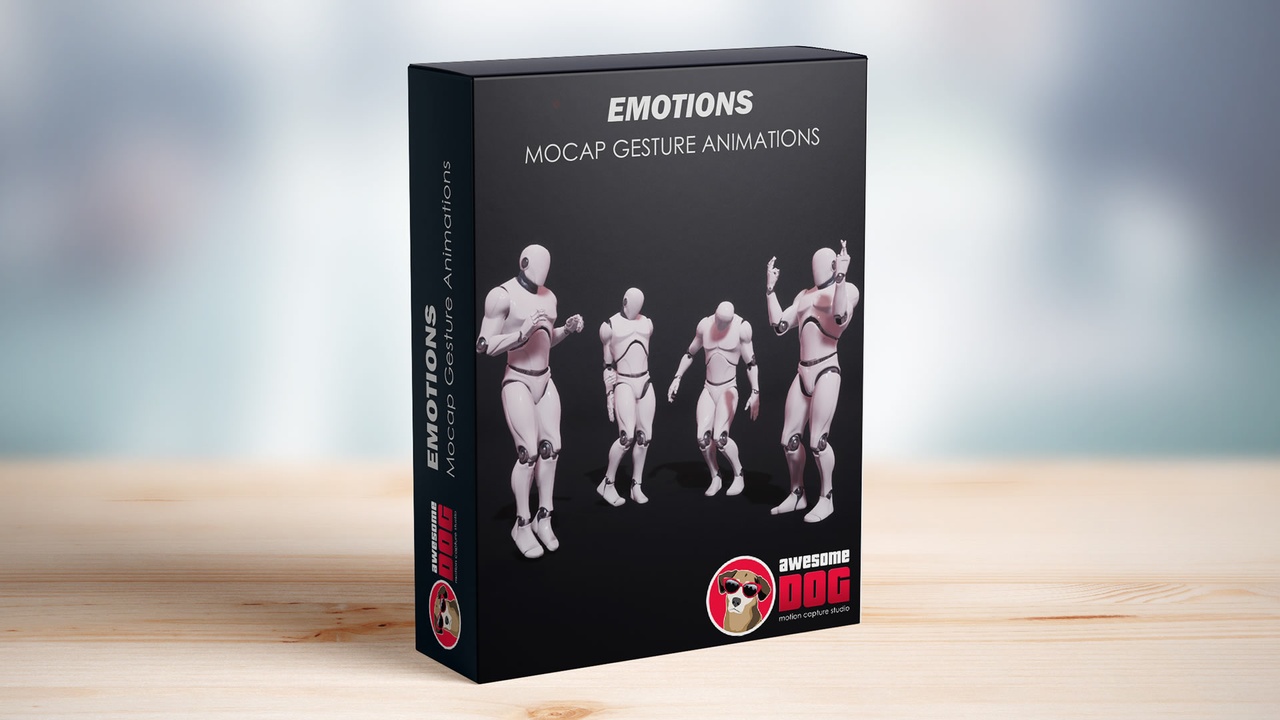 Media 1 for listing Emotions MoCap Gesture Pack
