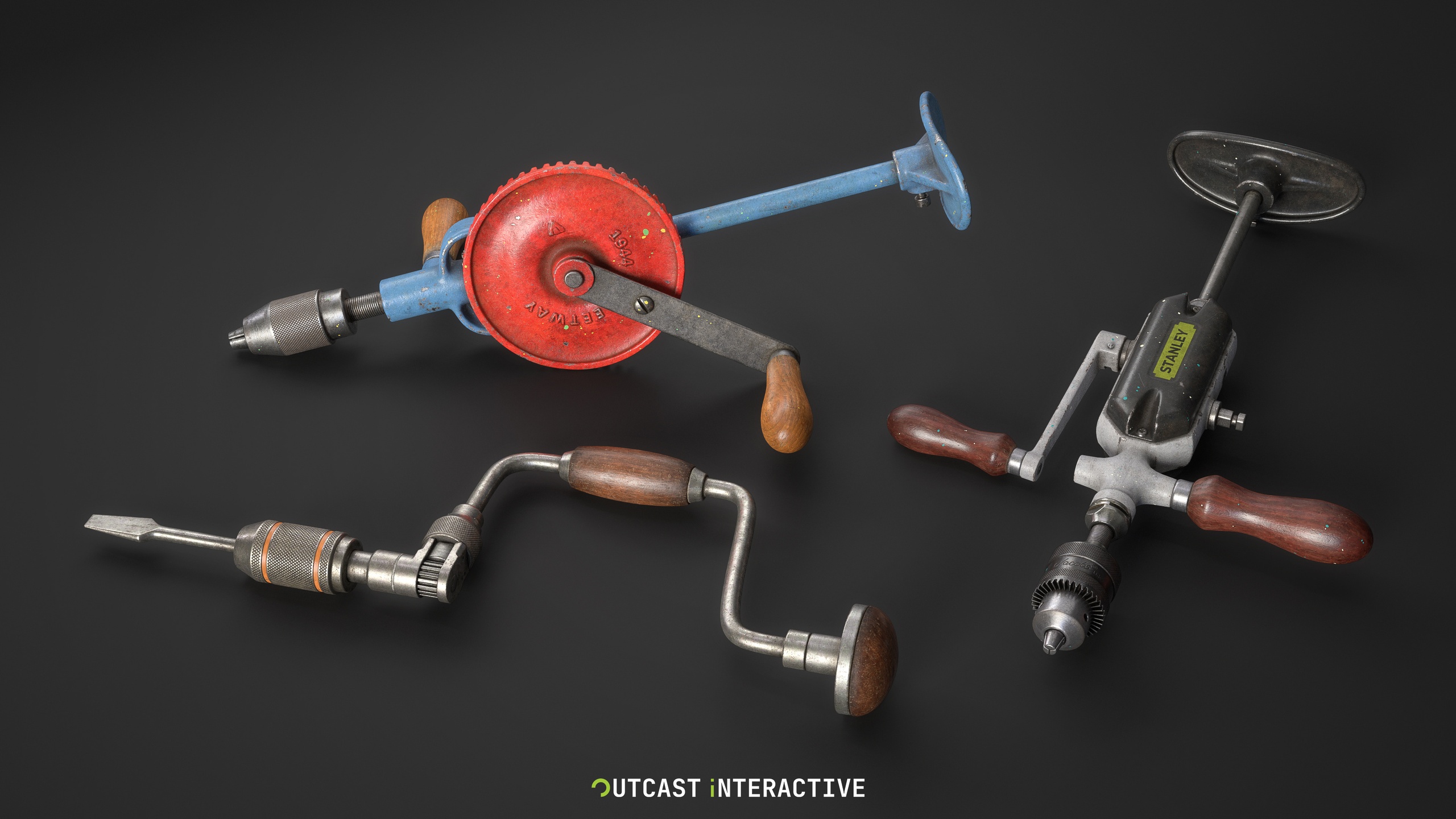 Media 1 for listing Hand Tool - Drill Set 04 - PBR Game Ready