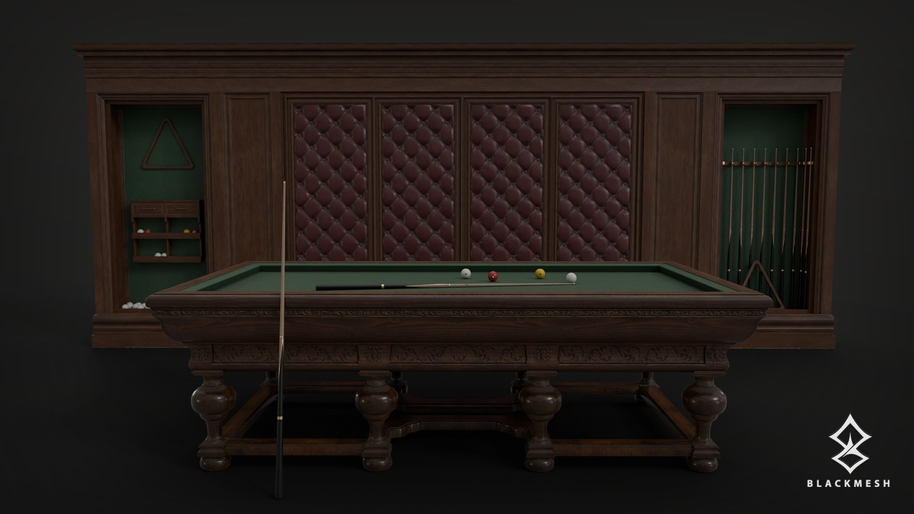 Media 1 for listing Classic Pool Table Set