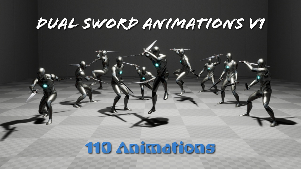 Media 1 for listing Dual Sword Animations V1