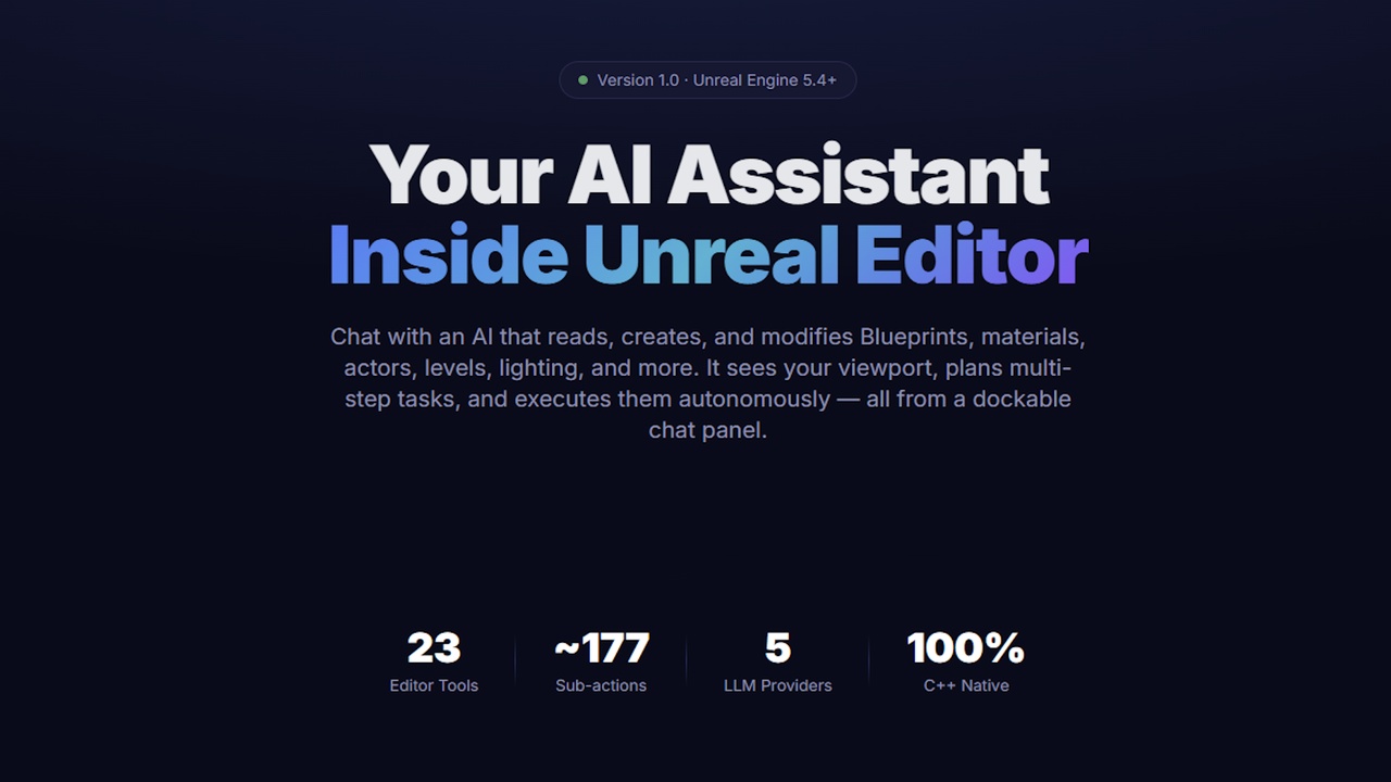 Media 1 for listing Unreal AI Copilot
