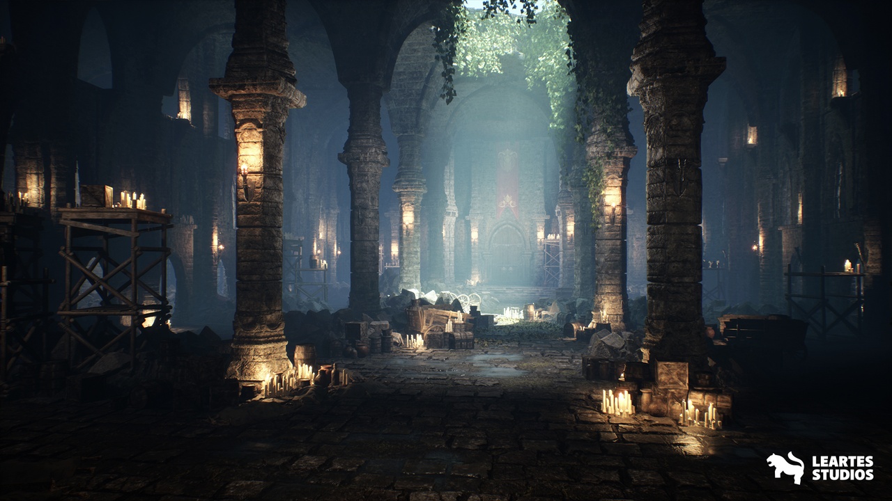 Mystic Dungeon Environment ( Mystic Dungeon Dungeon Dungeon Fantasy Temple 3D ) 제품 등록을 위한 미디어 1개