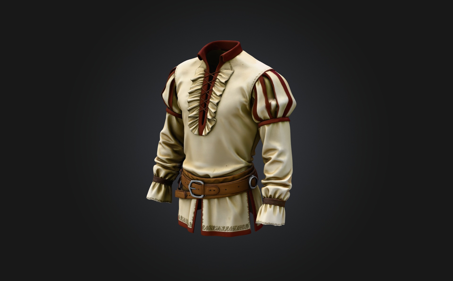 Media 1 for listing Wayfarer’s Court Tunic – Medieval Clothing Outfit
