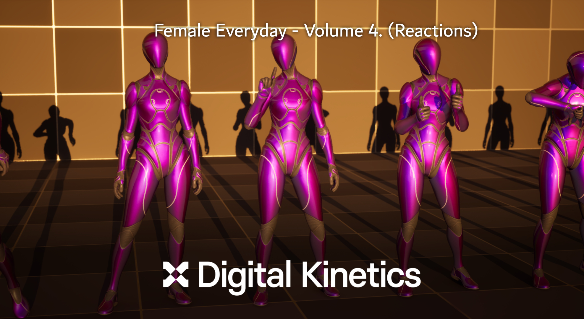 Female Everyday Actions MoCap Pack – Vol. 4: Reactions Collection | Fab