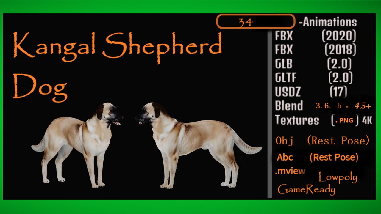 Kangal Shepherd Dog | Fab, image size:1280x720