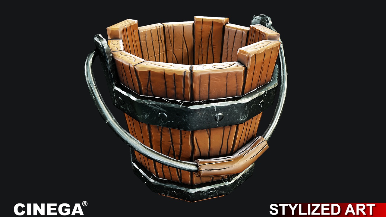 Media 1 for listing Stylized Art - Bucket