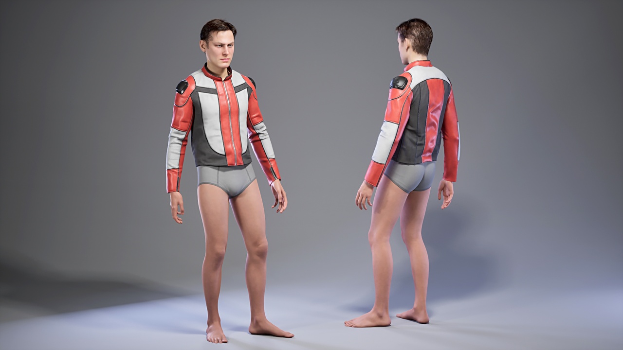 Media 1 for listing Motorcycle Jacket for MetaHuman