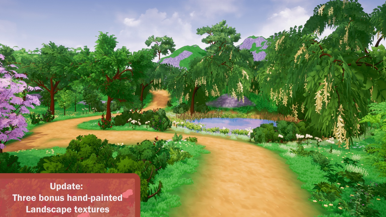 Media 1 for listing Anime Stylized Foliage: Wet Woodlands