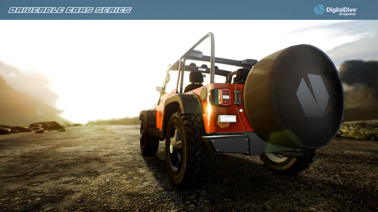 Media 1 for listing 3D Cars: 4x4 - Off Road - Four Wheel Drive Car
