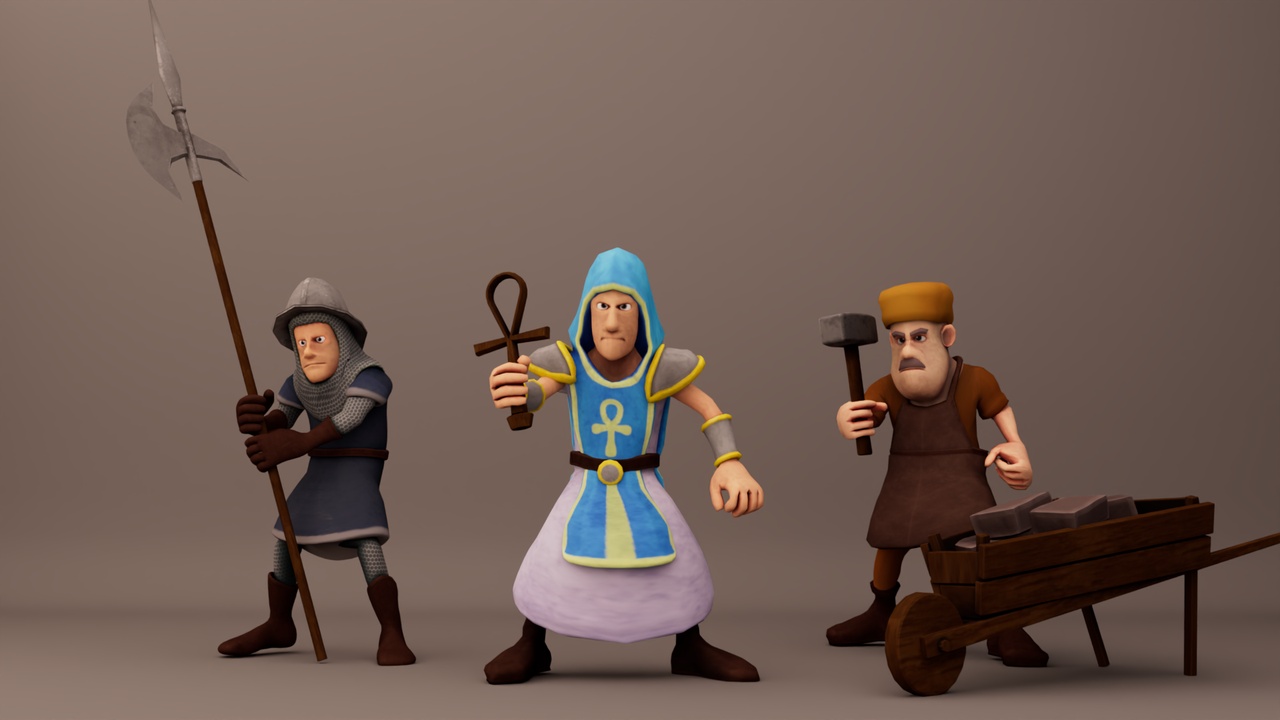 Media 1 for listing dReal Cleric Fantasy Character Pack
