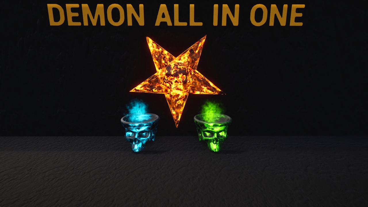 Media 1 for listing Demon All In One - VFX and Materials