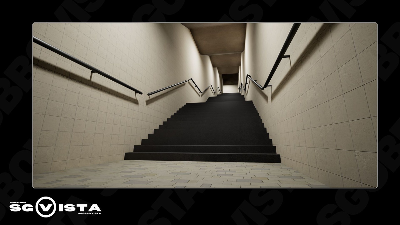商品 Subway Station Addon 1 | 4 Stairs 的媒体 1
