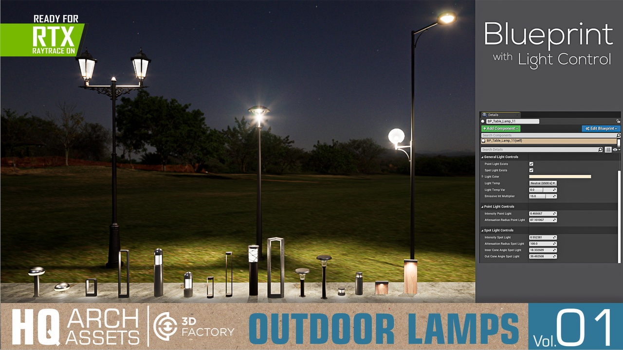 Media 1 for listing HQ Outdoor Lamps Vol. 1