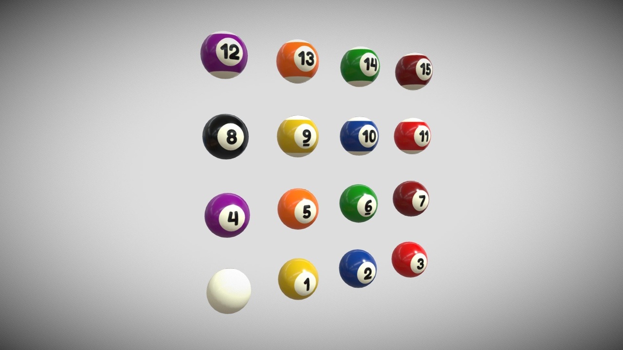 Media 1 for listing Billard Ball Set 8 Pool