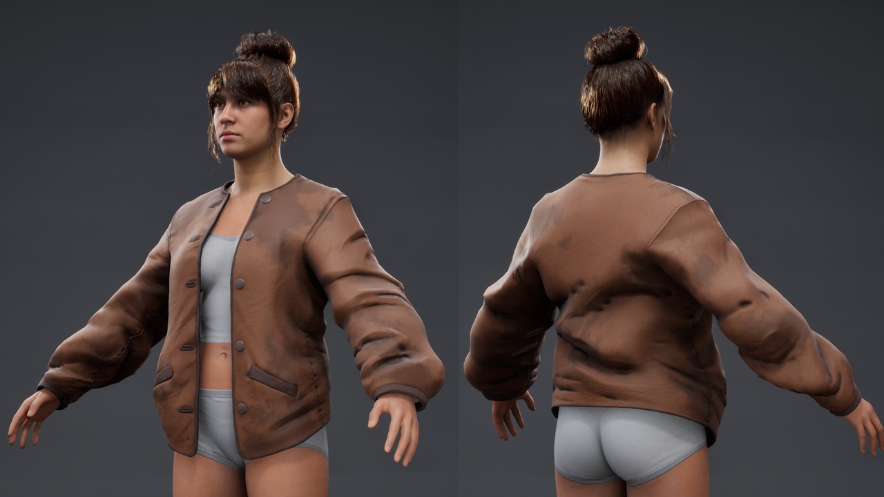 Media 1 for listing Oversized Leather Jacket