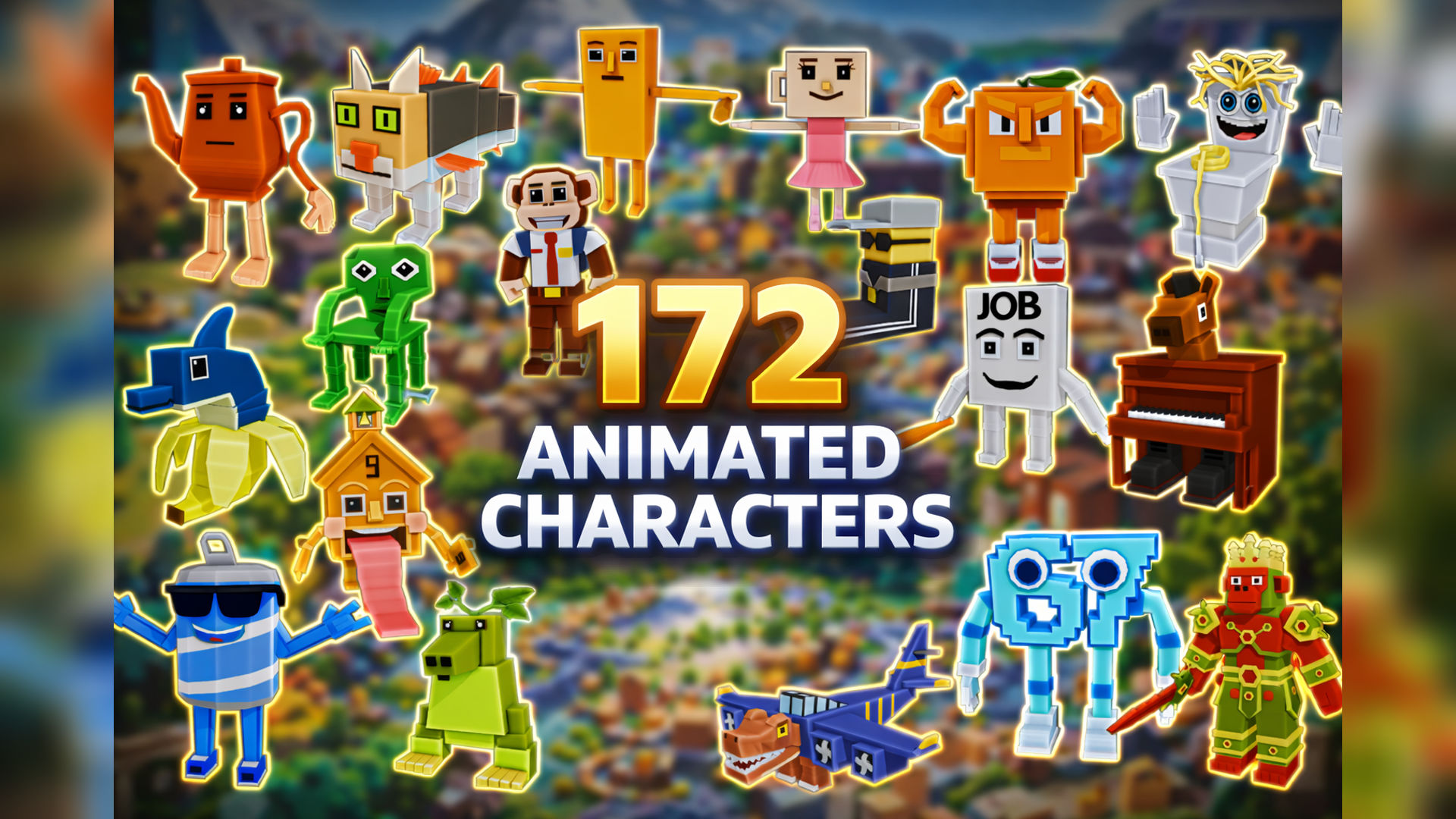 Brainrot Meme Animated Characters (172 character) | Fab