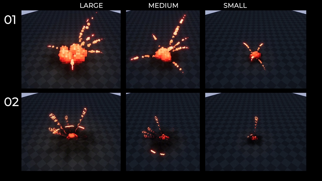 Media 1 for listing Stylized Explosions VFX Pack 02
