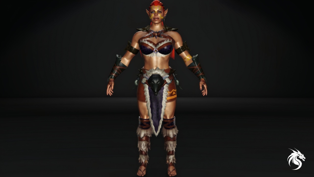 Media 1 for listing Orc Girl Berserker