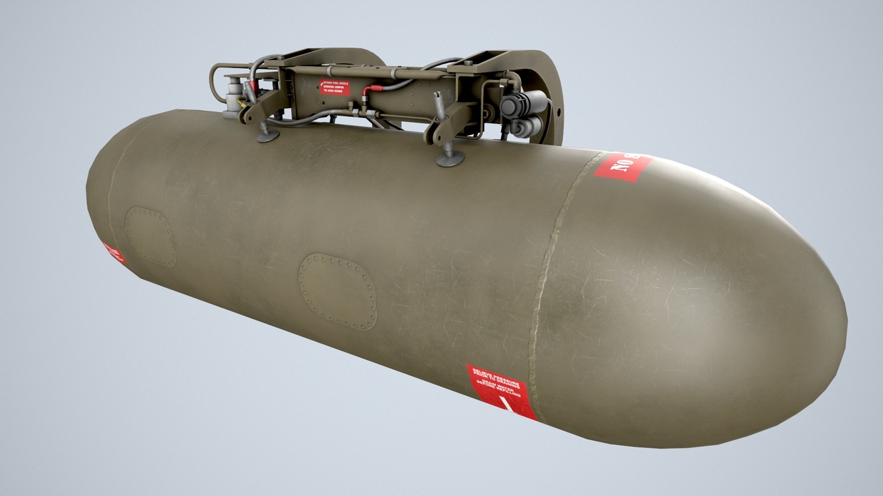 Helicopter External Fuel Tank 450L With Mount 제품 등록을 위한 미디어 1개