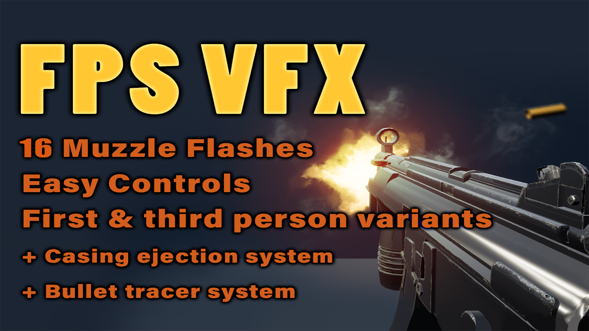 FPS Muzzle Flash VFX kit | Fab