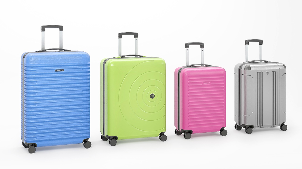 Media 1 for listing PBR lowpoly suitcases