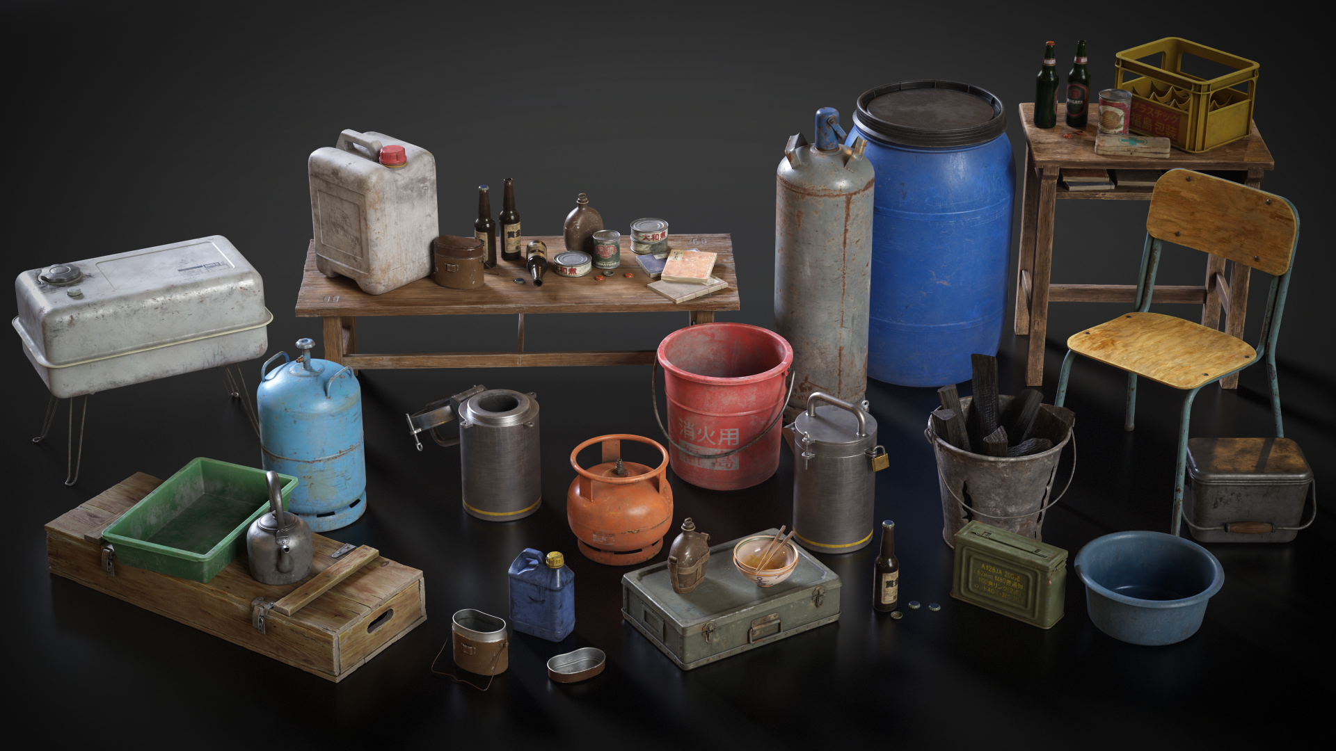 Post-Apocalyptic Props VOL 1 | Fab