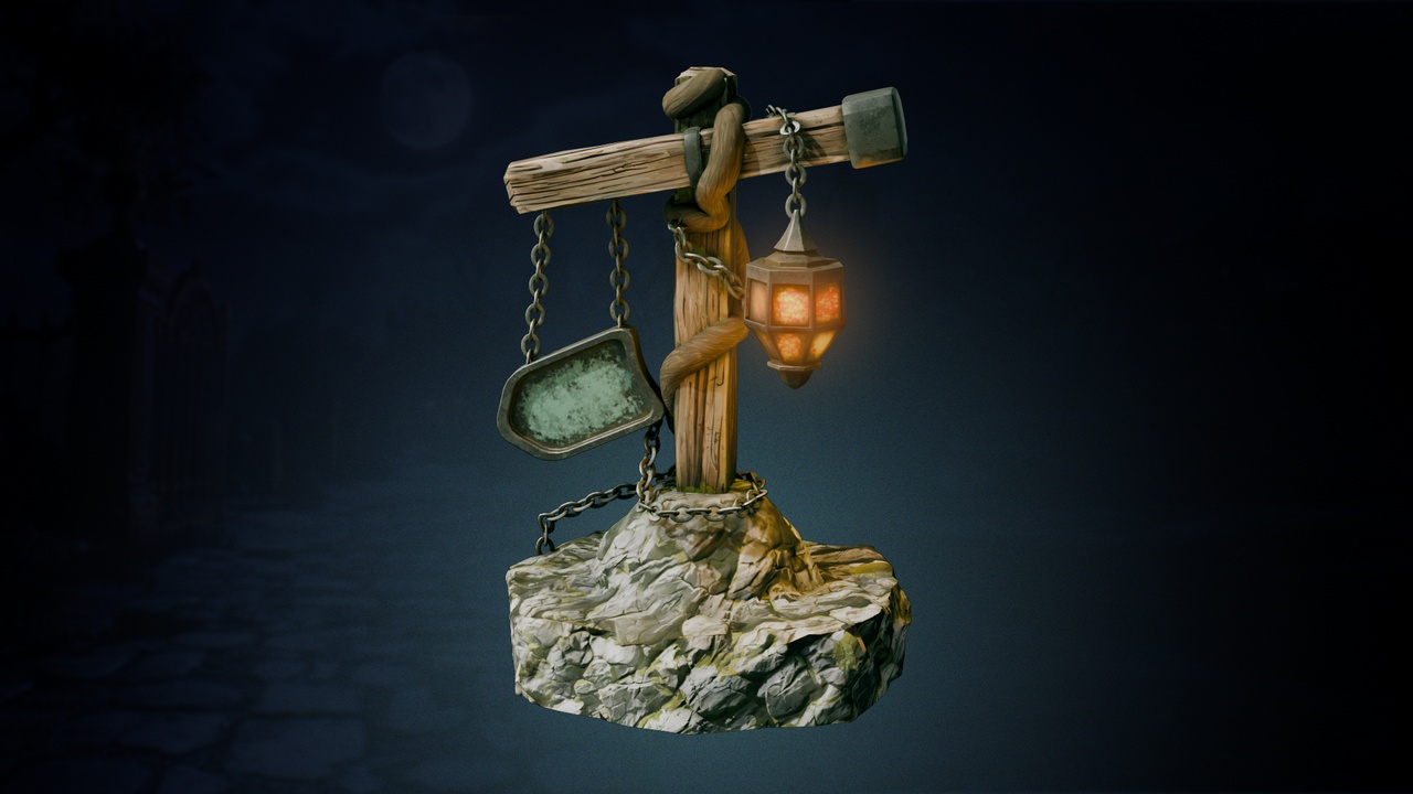 Fantasy Medieval Lamps and Light Asset Pack – 3D Models for Enchanted ...
