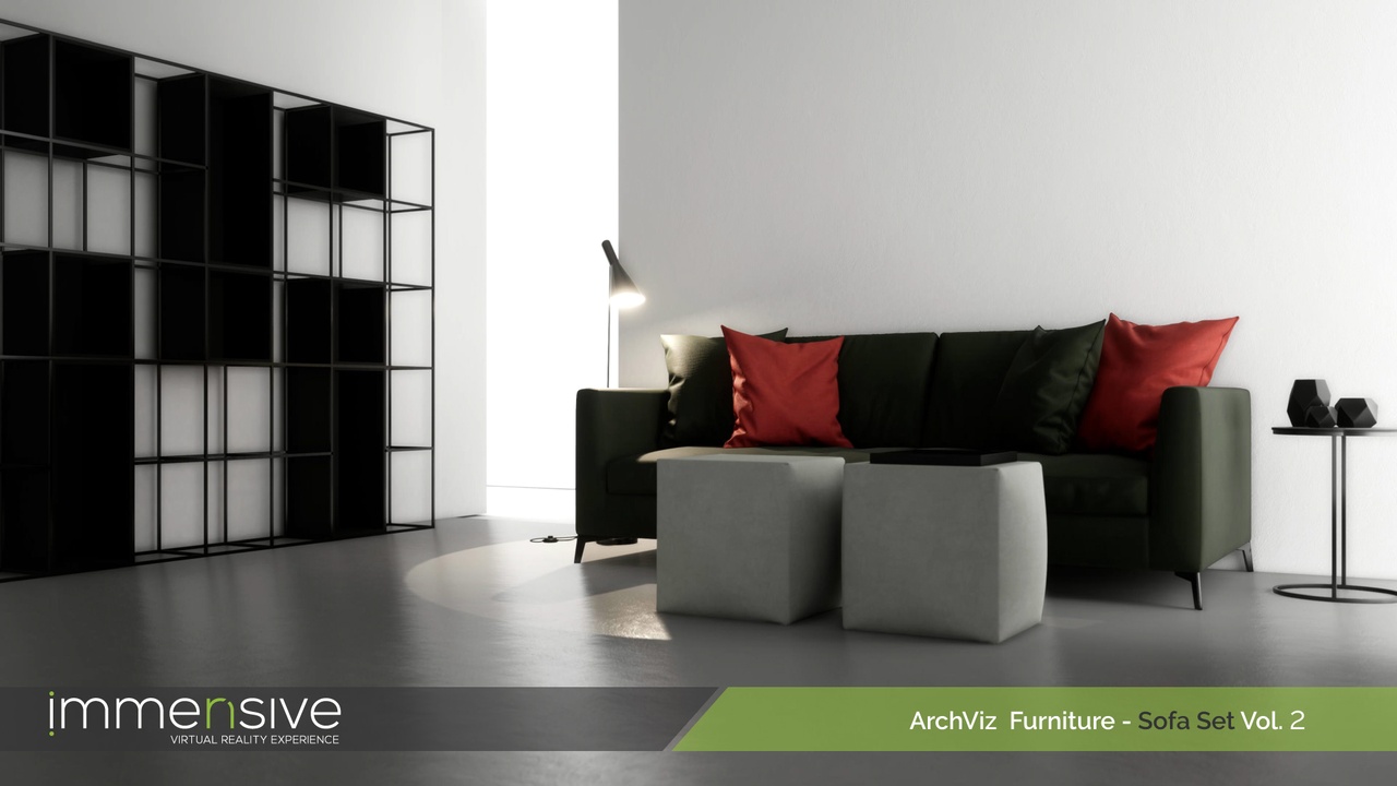 Media 1 for listing Archviz Furniture - Sofa Set Vol 2