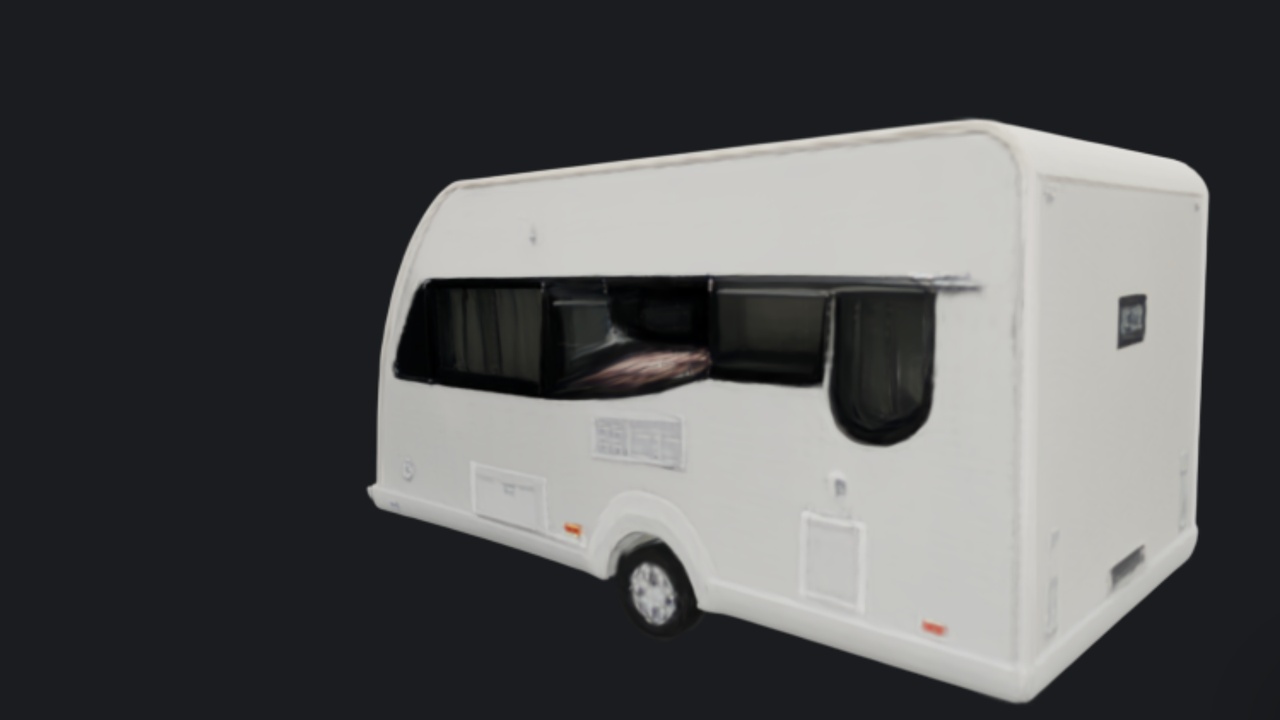 Media 1 for listing Camping Caravan 3D Model