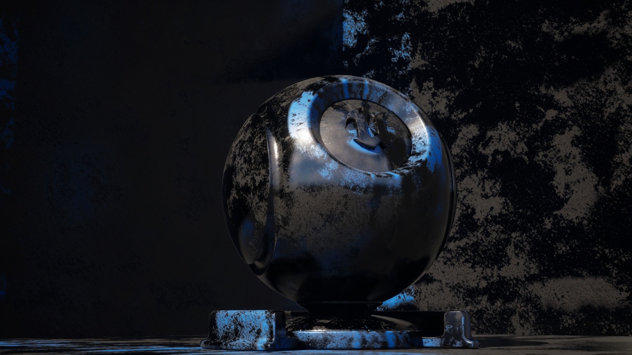 Media 1 for listing Realistic PBR Metal Material | High-Quality Metallic Surface
