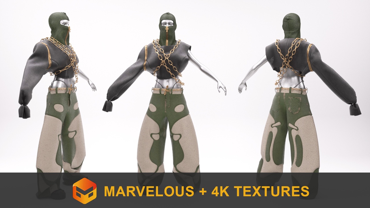 Media 1 for listing Wave outfit casual oversize woman