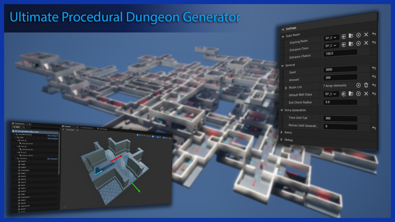 Media 1 for listing Ultimate Procedural Dungeon Generation