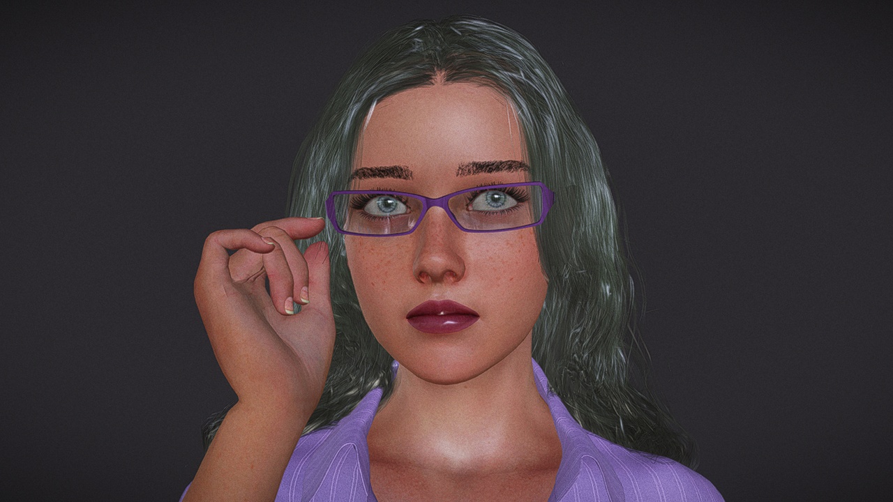 Media 1 for listing Teacher Maria Beauty – Rigged 3D Model (FBX)