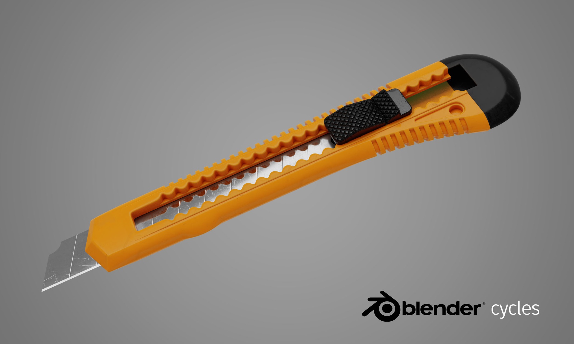 Media 1 for listing Cutter orange knife with handle