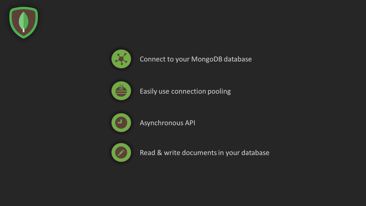 Media 1 for listing MongoDB Driver