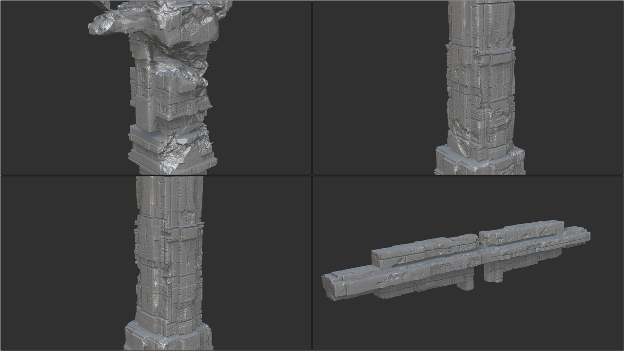 Media 1 for listing Temple of Insight High Poly Sculpt 26 Meshes Vol 1