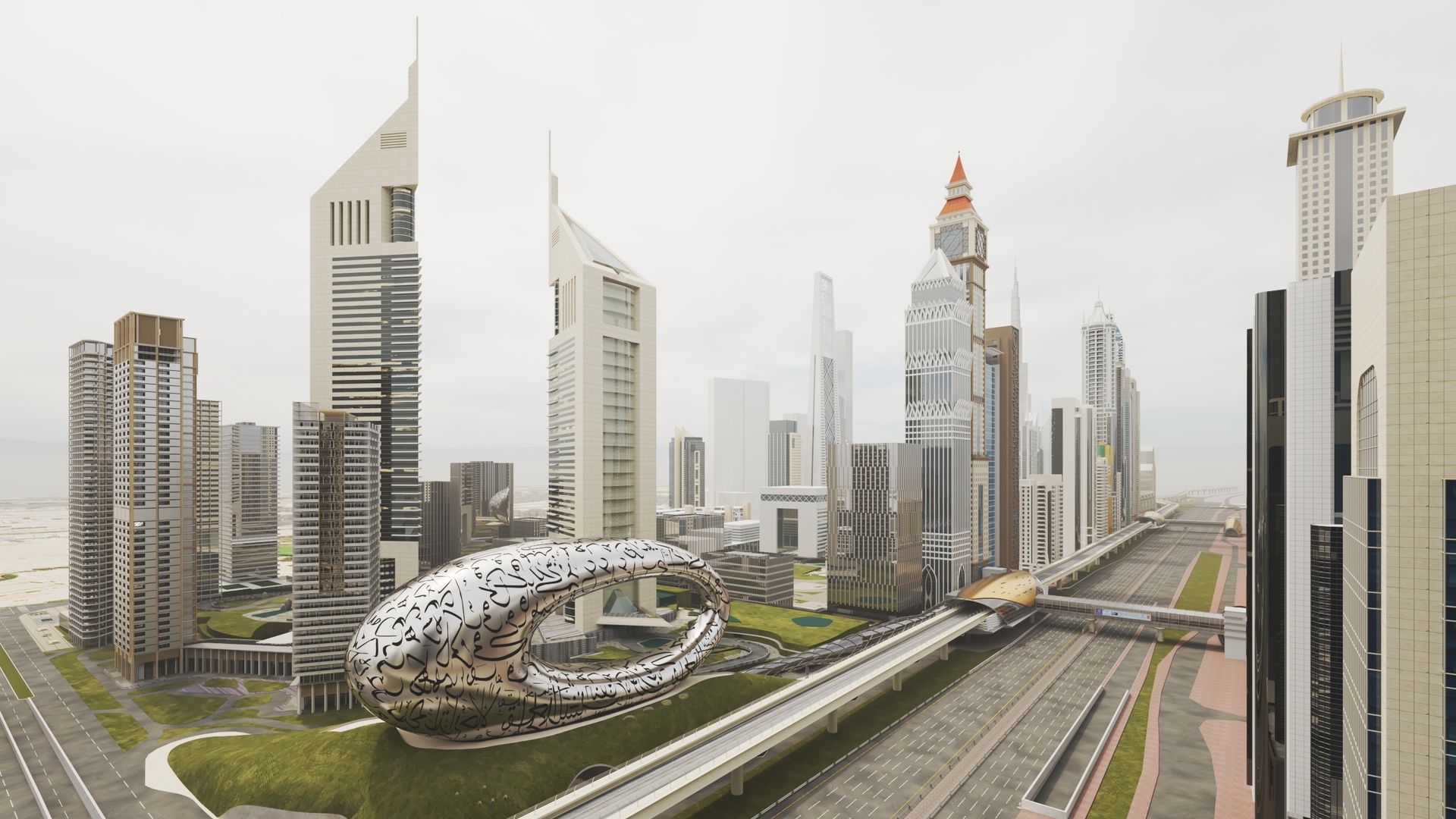 Media 1 for listing Dubai Jumeirah Emirates Area 3D model