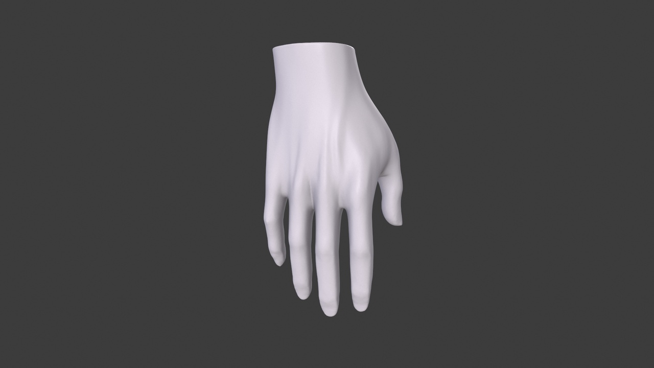 Media 1 for listing 3D Hand Model Collection for Character Design